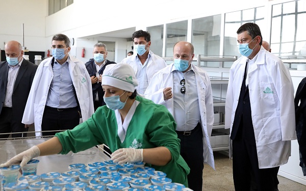 "ქართული ოცნების" ლიდერებმა თერჯოლის მუნიციპალიტეტში სახელმწიფოს მხარდაჭერით შექმნილი რძის გადამამუშავებელი საწარმო დაათვალიერეს