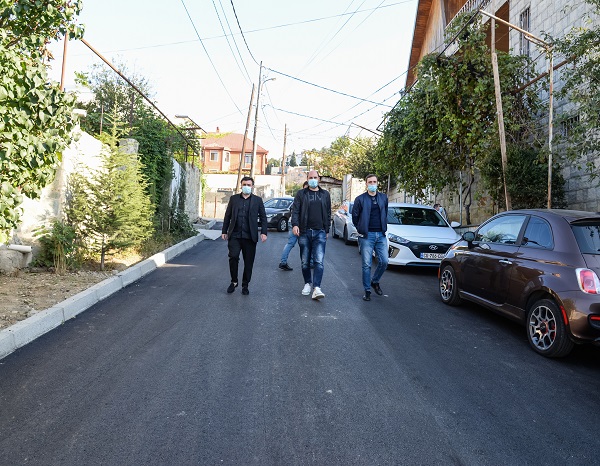 ნაძალადევის რაიონში, სადმელის ქუჩის რეაბილიტაცია დასრულდა