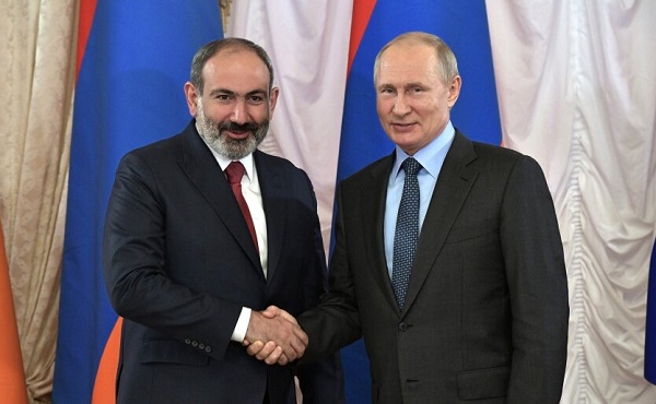 ფაშინიანმა პუტინს დახმარების თხოვნით მიმართა