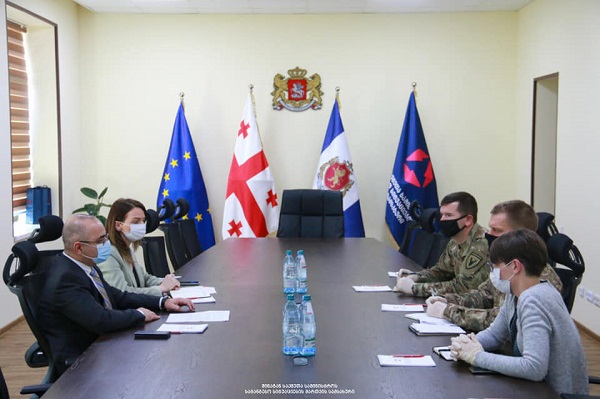 საგანგებო სიტუაციების მართვის სამსახურს აშშ-ის თავდაცვის თანამშრომლობის ოფისის ახალი ხელმძღვანელი ეწვია