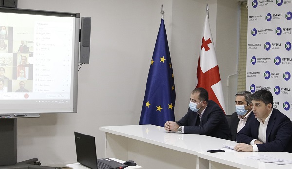 შემოსავლების სამსახურში წარმატებულ თანამშრომელთა დაჯილდოება ონლაინ ფორმატში გაიმართა