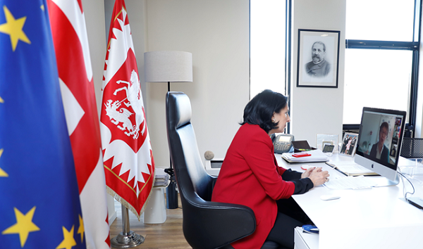 EBRD მზადაა შავი ზღვის როლის გაძლიერების კუთხით საქართველოსთან თანამშრომლობის გაღრმავებისათვის - EBRD-ის პრეზიდენტი საქართველოს პრეზიდენტს