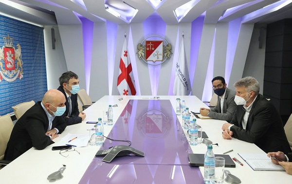 ივანე მაჭავარიანი მსოფლიო ბანკის რეგიონულ დირექტორს სამხრეთ კავკასიაში სებასტიან მოლინეუსს შეხვდა