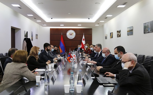 გარემოს დაცვისა და სოფლის მეურნეობის სამინისტროში, სომხეთის რესპუბლიკის ეკონომიკის მინისტრის მოადგილესთან შეხვედრა გაიმართა