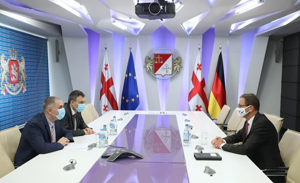 ფინანსთა მინისტრი გერმანიის ელჩს შეხვდა