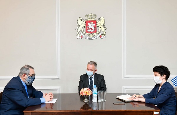 თეა წულუკიანმა ელჩთან საბერძნეთთან თანამშრომლობის დოკუმენტის ხელმოწერის საკითხი განიხილა