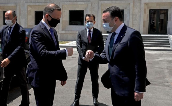 ირაკლი ღარიბაშვილი პოლონეთის პრეზიდენტს შეხვდა