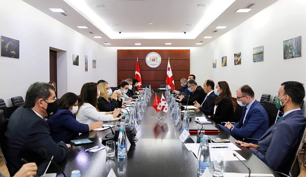 გარემოს დაცვისა და სოფლის მეურნეობის მინისტრი ლევან დავითაშვილი თურქ კოლეგას შეხვდა