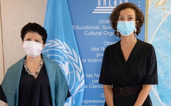 თეა წულუკიანი პარიზში UNESCO-ს გენერალურ მდივანს შეხვდა
