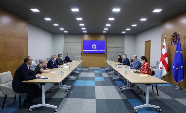 ალექსანდრე დარახველიძემ ევროპის საბჭოს საპარლამენტო ასამბლეის წარმომადგენლებს უმასპინძლა - შს მინისტრის მოადგილე