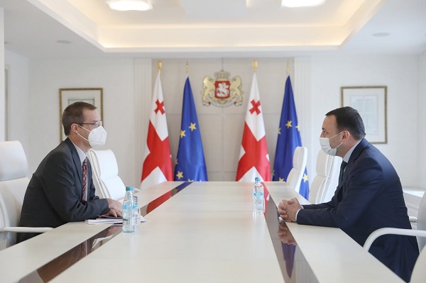ირაკლი ღარიბაშვილი საქართველოში ავსტრიის რესპუბლიკის საგანგებო და სრულუფლებიან ელჩს შეხვდა