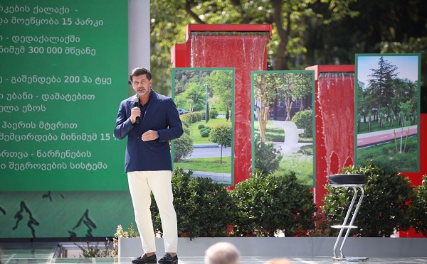ყველა რაიონში შეგვიძლია გავიაროთ და ვნახავთ რეაბილიტირებულ სკვერებს და პარკებს, რომლებიც სავსეა ადამიანებით - კახა კალაძე