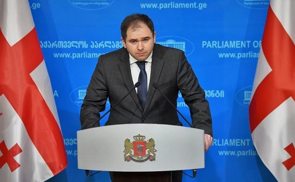 პარლამენტის სპიკერების მსოფლიო კონფერენციის ფარგლებში გამართულ შეხვედრებზე არაღიარების პოლიტიკასა და ევროინტეგრაციაზე ვსაუბრობთ - ნიკოლოზ სამხარაძე