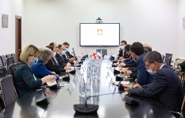 ლევან დავითაშვილი ფრანგული მრავალეროვნული კომპანიის აღმასრულებელ დირექტორს შეხვდა