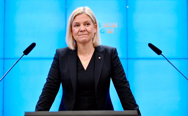 შვედეთის პირველი ქალი პრემიერ-მინისტრი, თანამდებობაზე არჩევიდან რამდენიმე საათში, გადადგა