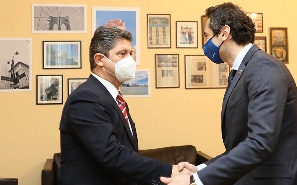 კახა კუჭავა ევროპის საბჭოს საპარლამენტო ასამბლეის მონიტორინგის კომიტეტის თანამომხსენებლებს შეხვდა