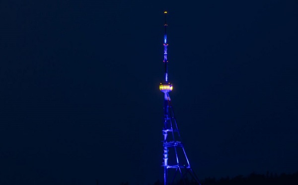 თბილისის ანძა უკრაინის დროშის ფერებში განათდება - მერია