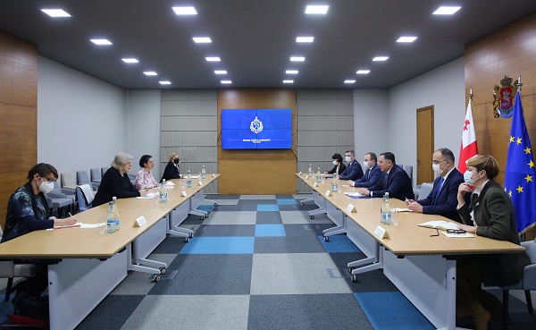 შინაგან საქმეთა მინისტრი ევროპის საბჭოს ადამიანის უფლებათა კომისარს შეხვდა