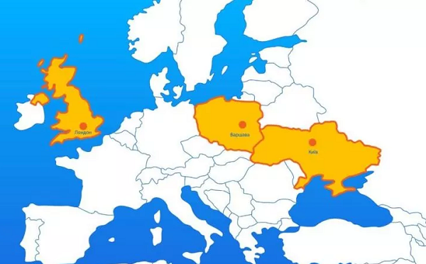 უკრაინამ, პოლონეთმა და ბრიტანეთმა სამმხრივი თანამშრომლობის დაწყების შესახებ ოფიციალურად განაცხადეს