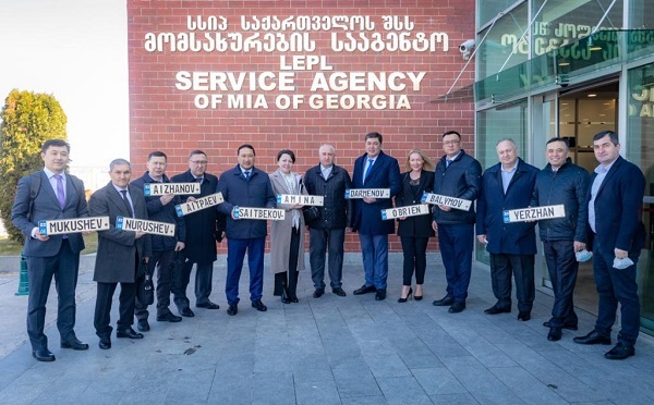 შინაგან საქმეთა სამინისტროს სამუშაო ვიზიტით ყაზახეთის დელეგაცია ეწვია