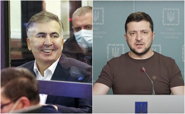 მიხეილ სააკაშვილი გამოდის ინიციატივით, ვოლოდიმირ ზელენსკის მიენიჭოს საქართველოს ეროვნული გმირის წოდება