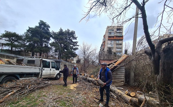 ძლიერი ქარის გამო, თბილისის მუნიციპალიტეტი საგანგებო რეჟიმში მუშაობს