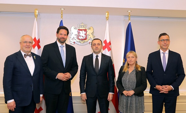 ირაკლი ღარიბაშვილი ევროპარლამენტის საგარეო საქმეთა კომიტეტის უსაფრთხოების და თავდაცვის ქვეკომიტეტის წარმომადგენლებს შეხვდა
