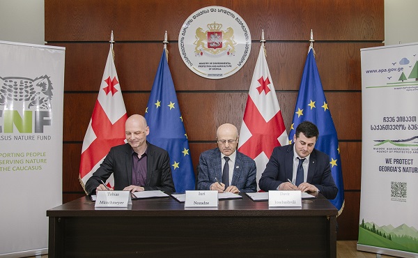 დაცული ტერიტორიების სააგენტოსა და კავკასიის ბუნების ფონდს შორის საგრანტო ხელშეკრულებები გაფორმდა
