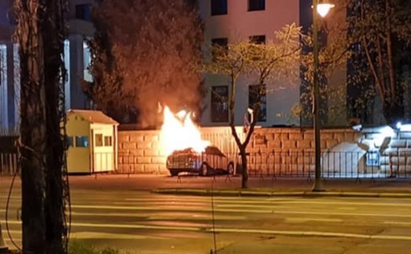 ბუქარესტში რუსეთის საელჩოს ავტომობილი შეეჯახა - მძღოლი გარდაიცვალა