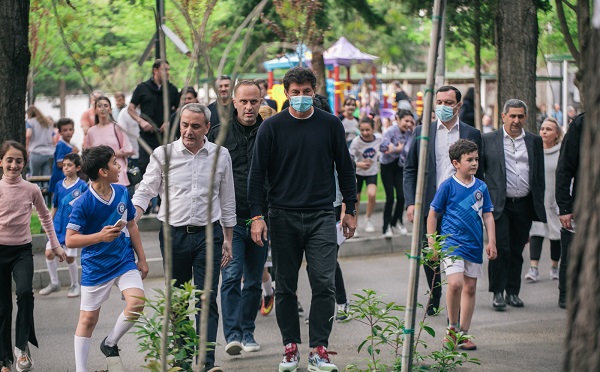 ნაძალადევის რაიონში კიდევ ერთი რეკრეაციული სივრცე რეაბილიტირდა