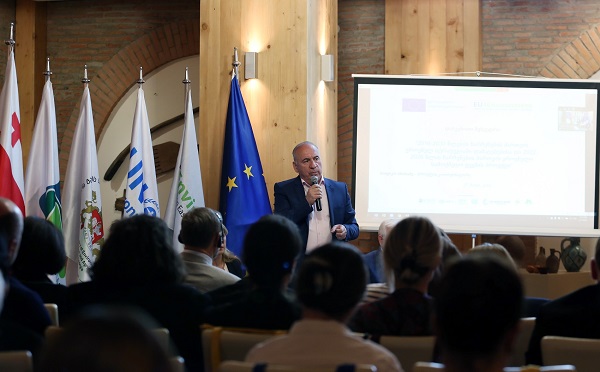 სოლომონ პავლიაშვილმა ნარჩენების მართვის ეროვნული სამოქმედო გეგმის პროექტის დასკვნითი შეხვედრა მისასალმებელი სიტყვით გახსნა