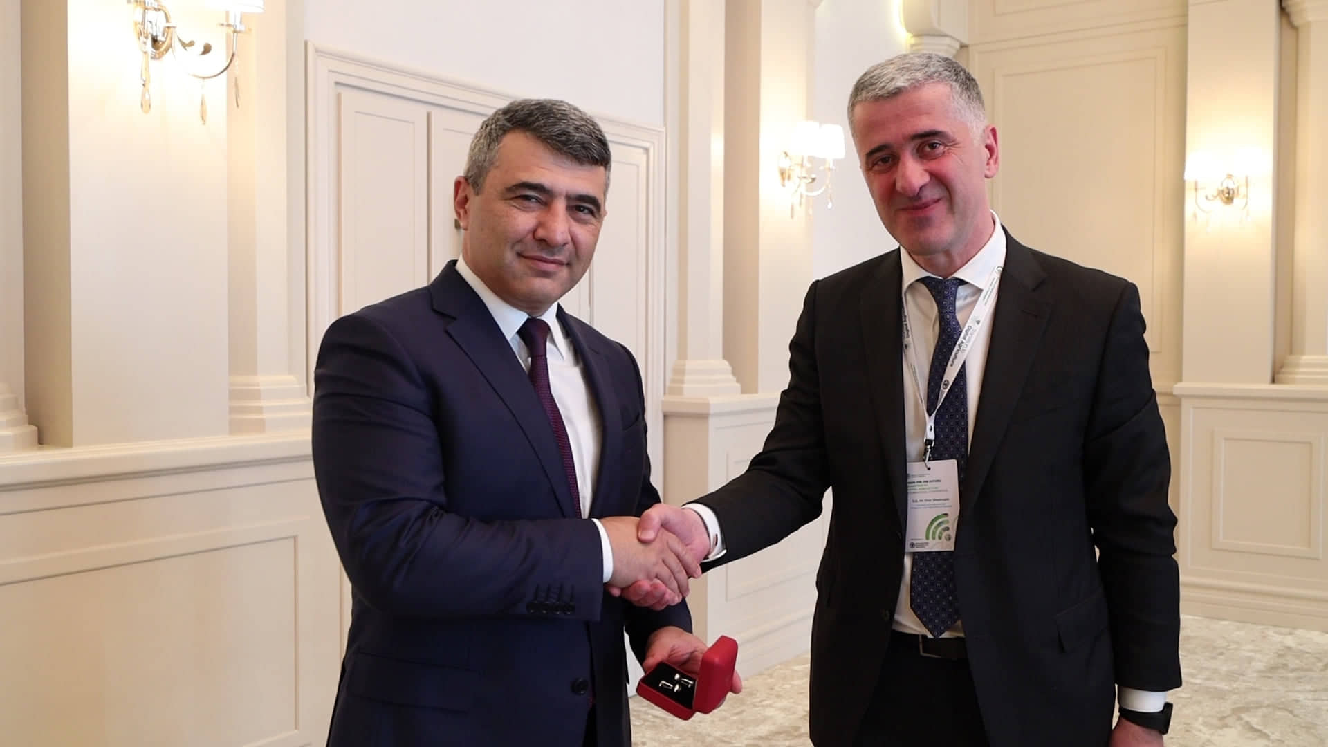 ოთარ შამუგია აზერბაიჯანის რესპუბლიკის სოფლის მეურნეობის მინისტრს, ინამ ქერიმოვს შეხვდა
