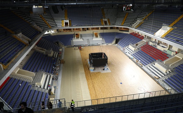 FIBA ევრობასკეტისთვის სპორტის სასახლის მშენებლობის პროცესში მიღწეულ პროგრესს შთამბეჭდავს უწოდებს - სამინისტრო
