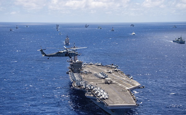 აშშ-ის ლიდერობით წყნარ ოკეანეში 26 ქვეყანა მასშტაბურ სამხედრო წვრთნებს გამართავს
