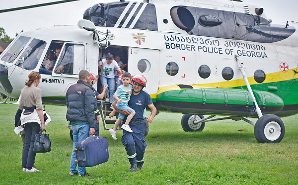 შინაგან საქმეთა სამინისტროს თანამშრომლებმა მცხეთა-მთიანეთის რეგიონიდან 170 მოქალაქე უსაფრთხო ადგილზე გადმოიყვანეს