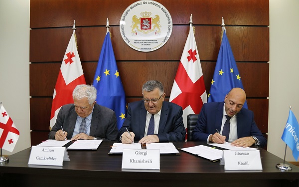 გარემოს დაცვისა და სოფლის მეურნეობის სამინისტროს, NCDC-სა და UNICEF-ს შორის მემორანდუმი გაფორმდა