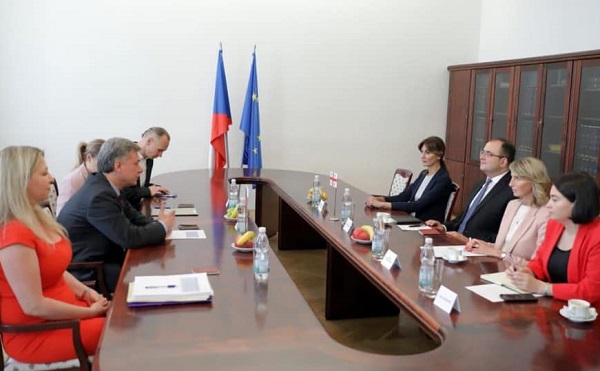 საქართველოსა და ჩეხეთის იუსტიციის მინისტრებმა ორმხრივი თანამშრომლობის ინიციატივები განიხილეს
