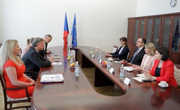 საქართველოსა და ჩეხეთის იუსტიციის მინისტრებმა ორმხრივი თანამშრომლობის ინიციატივები განიხილეს