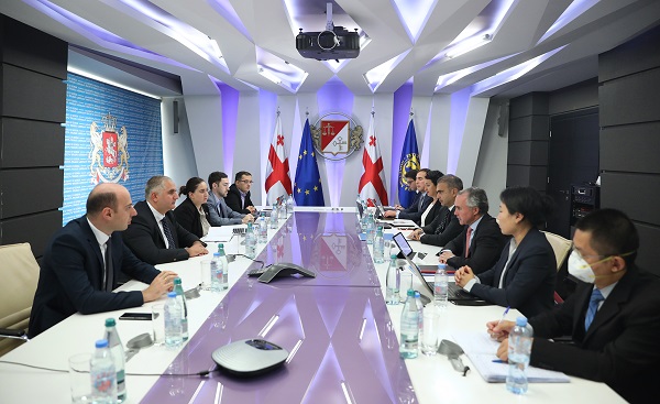 ფინანსთა მინისტრი საერთაშორისო სავალუტო ფონდის მისიის ხელმძღვანელს, ჯეიმს ჯონსა და მისიის წევრებს შეხვდა