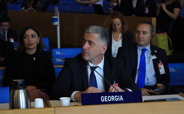ოთარ შამუგია, ქ. რომში, მსოფლიო სასურსათო უსაფრთხოების კომიტეტის სესიაზე სიტყვით გამოვიდა