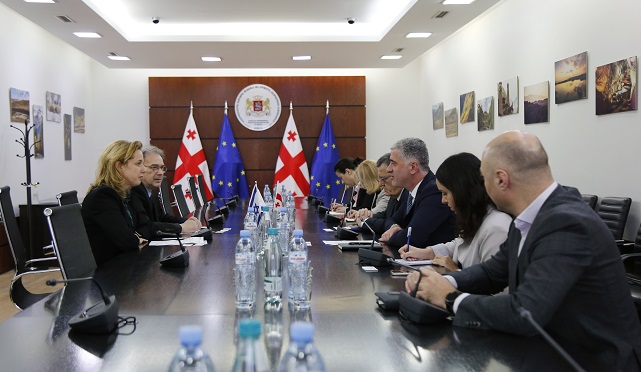 ოთარ შამუგია ისრაელის ელჩს საქართველოში შეხვდა