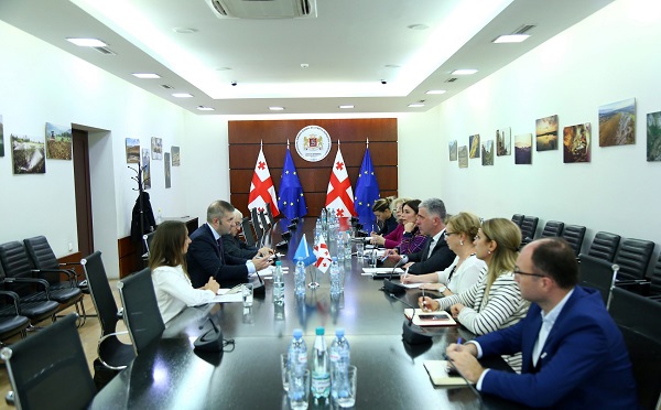 გარემოს დაცვისა და სოფლის მეურნეობის მინისტრი ოთარ შამუგია გაერთიანებული ერების ორგანიზაციის გარემოსდაცვითი პროგრამის (UNEP) რეგიონულ კოორდინატორს, მაჰირ ალიევს შეხვდა