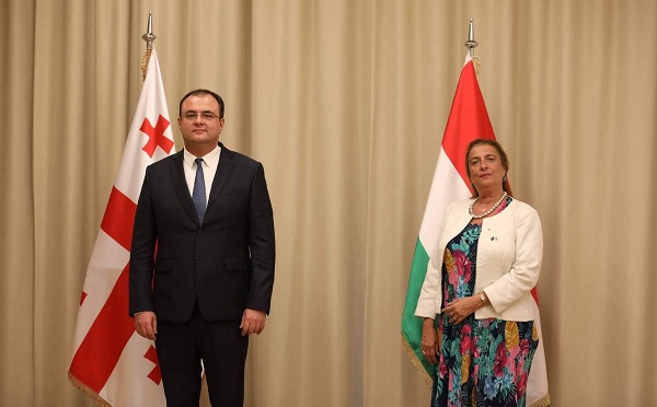 საქართველოს იუსტიციის მინისტრმა უნგრეთის ელჩთან პარტნიორობის გაღრმავების პერსპექტივები განიხილა