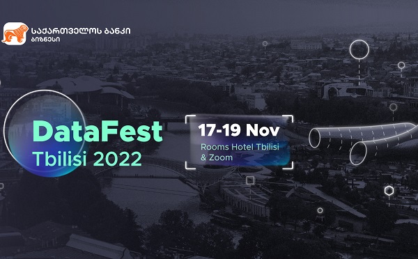 საქართველოს ბანკის მხარდაჭერით DataFest Tbilisi 2022 გაიმართება