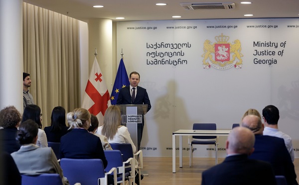 იუსტიციის სამინისტრომ საგრანტო კონკურსის გამარჯვებულებთან ხელშეკრულებები გააფორმა