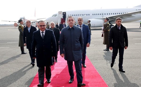 სომხეთში ირაკლი ღარიბაშვილის სამუშაო ვიზიტი დაიწყო