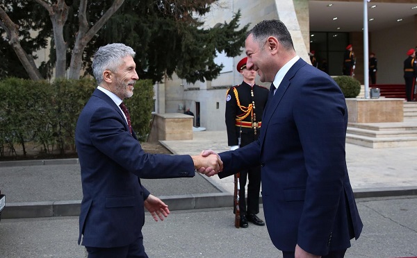 ვახტანგ გომელაურმა ესპანეთის სამეფოს შინაგან საქმეთა მინისტრს უმასპინძლა