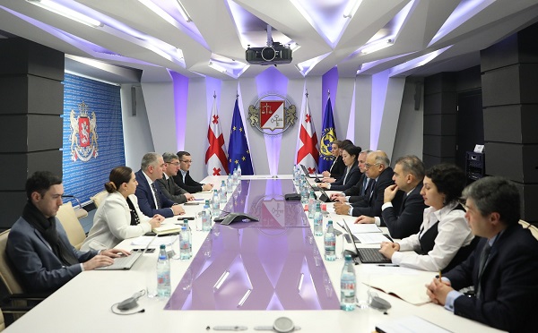 ფინანსთა მინისტრი ლაშა ხუციშვილი საერთაშორისო სავალუტო ფონდის მისიას შეხვდა