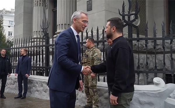 კიევში იენს სტოლტენბერგის ვიზიტი იმის ნიშანია, რომ ნატო მზად არის ამბიციური გადაწყვეტილებების მისაღებად - ვოლოდიმირ ზელენსკი
