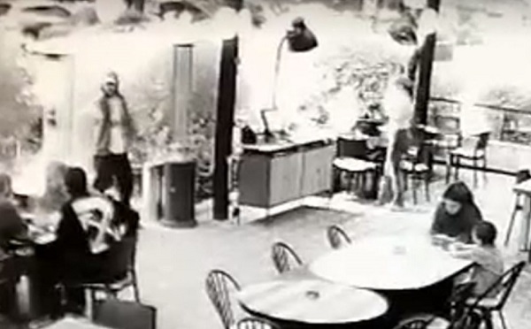 მოსაშვილზე, კაფეში მომხდარი სროლის ამსახველი ვიდეოკადრები ვრცელდება
